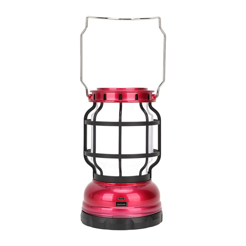 Camping Lantern ABS Plastic Portable USB and Solar Charging Survival