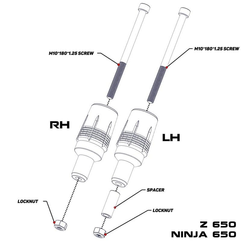 MOWOK For KAWASAKI NINJA 650 NINJA650 Z650 2017-2024 2025 Motorcycle