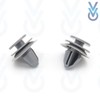 VVO Fasteners Plastic Side Body Moulding Strip Trim Clip, Grey