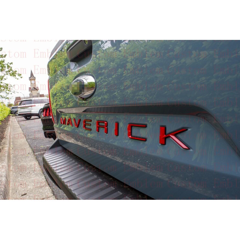 CDBK Red Black letters compatible with FORD MAVERICK 2022 23