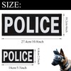 Reflective Police Velcro Patch Set Velcro Sticker Reflective Tape Velcro