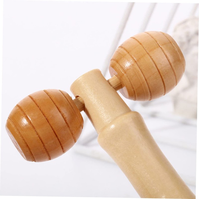 Healvian 4pcs Wooden Massage Roller for Full Body Relaxation Handheld
