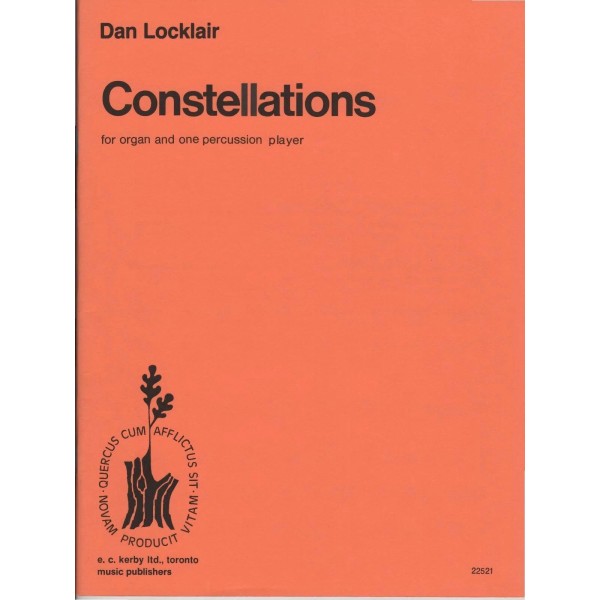 Constellations for Organ Full Score Classical Sheet Music Dan Locklair