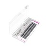 Clavier False Eyelashes in Tufts V-Shape Fishtail, Lengths 8 mm,