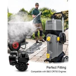 Carburetor Kit Compatible with Briggs & Stratton CR750 CR950 Replace 595774 595083 595649 596080 595651 595783 84004577