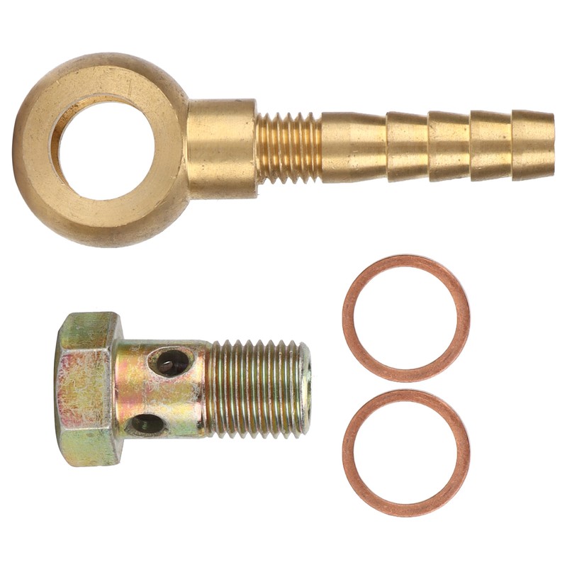 Turbocharger Water Coolant Banjo Fitting Bolt Set M14x1.5 to 3/8in