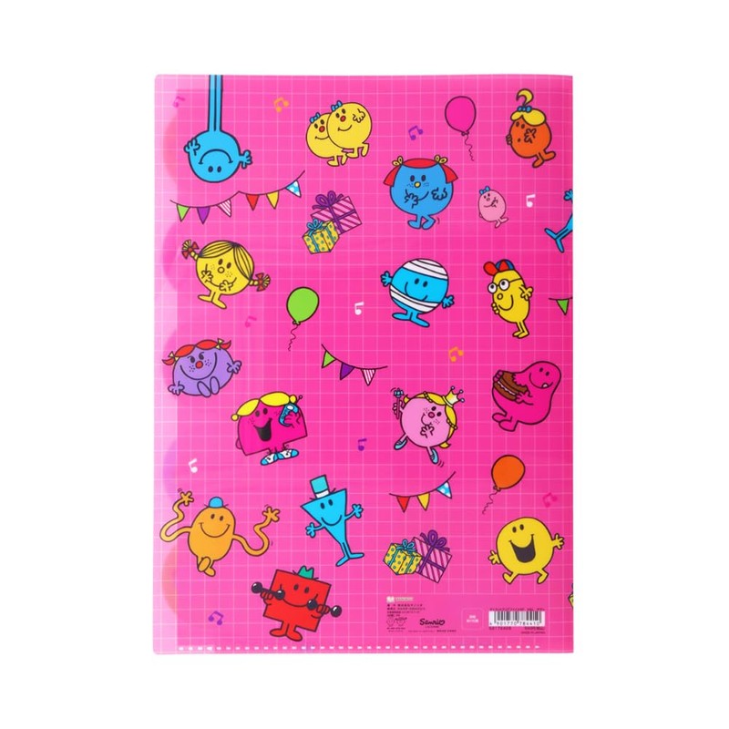 Sunstar Stationery Mr. Men & Little Miss Clear File, 5