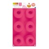 ScrapCooking 3101, und, Donuts Backform Silikon Rosa 33 x 17,5