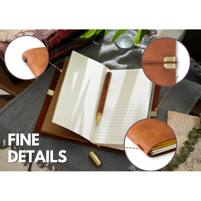 InnoBeta Paraprofessional Appreciation Gifts, Paraprofessional Journal & Pen Leather with