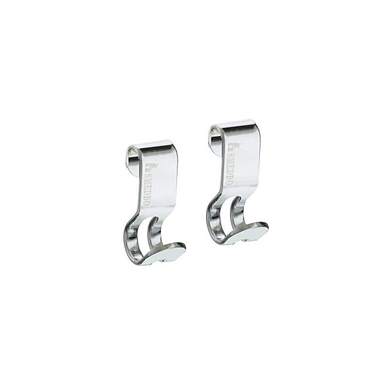 Smedbo "Sideline" Soap Basket Hooks of Stainless Steel, Polished Chrome,