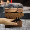 Mimic Chest for Dungeons and Dragons Tower with Tray Wood