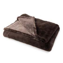 Nuzzie Snuggle Luxe Premium Soft Eco-Conscious Cozy Throw Blanket for Perfect Comfort - Mocha (60"x80")