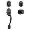 VEVOR Front Door Handle and Deadbolt Set Matte Black Front