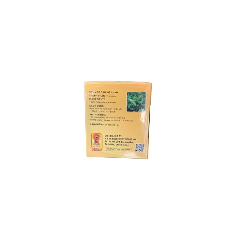 Tea Products (2 PACKS, THAI NGUYEN MOC CAU OOLONG TEA)