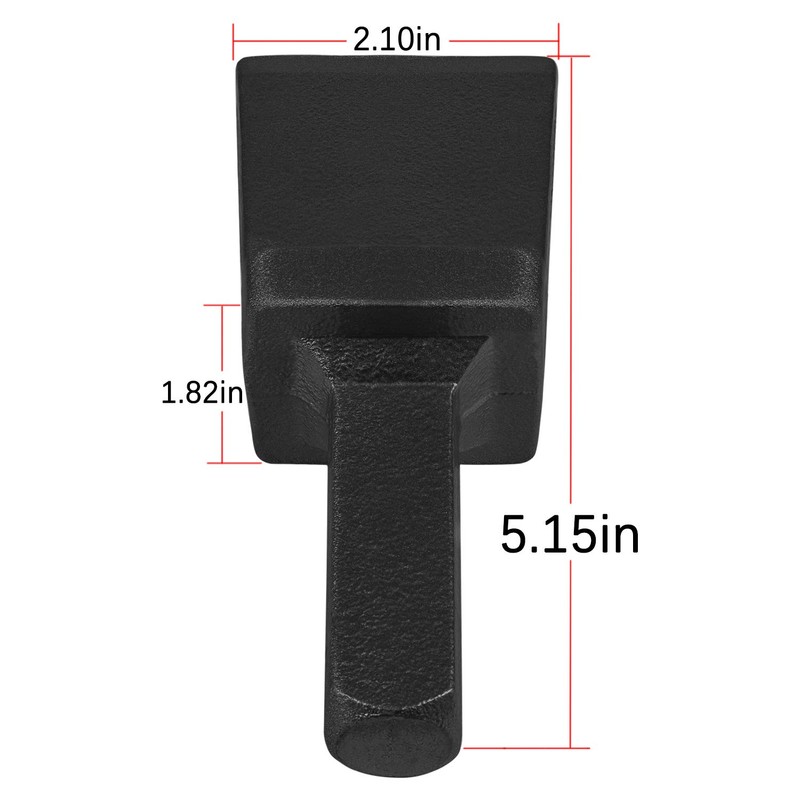 Blacksmith Anvil Hardy Tool 3/4 Inch Shank Cutter Black