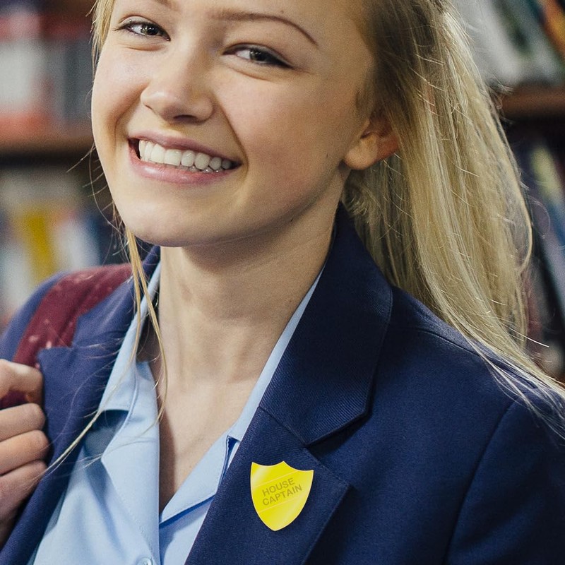 House Captain Enamel Badge (YELLOW)