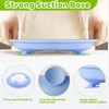 Rycid 3-Pack Stainless Steel Baby Plates with Suction, BPA-Free Stainless