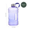 BIUDECO Water Bottle 2.2l Sports Water Bottles Large Capacity Leak