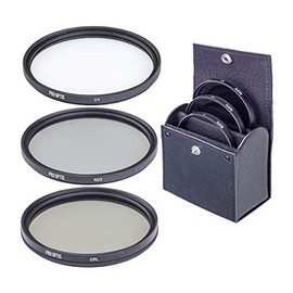 ProOptic 95mm Digital Essentials Filter Kit, with Ultra Violet (UV), Circular Polarizer and Neutral Density 2 (ND2) Filters, with Pouch