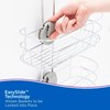 Kenney KN614124 Easy Slide 4-Way Adjustable Shower Caddy, 25.5" L