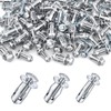 60 Pcs M4 M5 M6 Jack Nuts, Carbon Steel Expansion