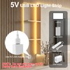 ShineBurky COB LED Strip Light 5V, 2m 608 LEDs/M Dimmable