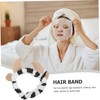 Gatuida Cute Animal Ear Skincare Headband Cow Horn Face Washing