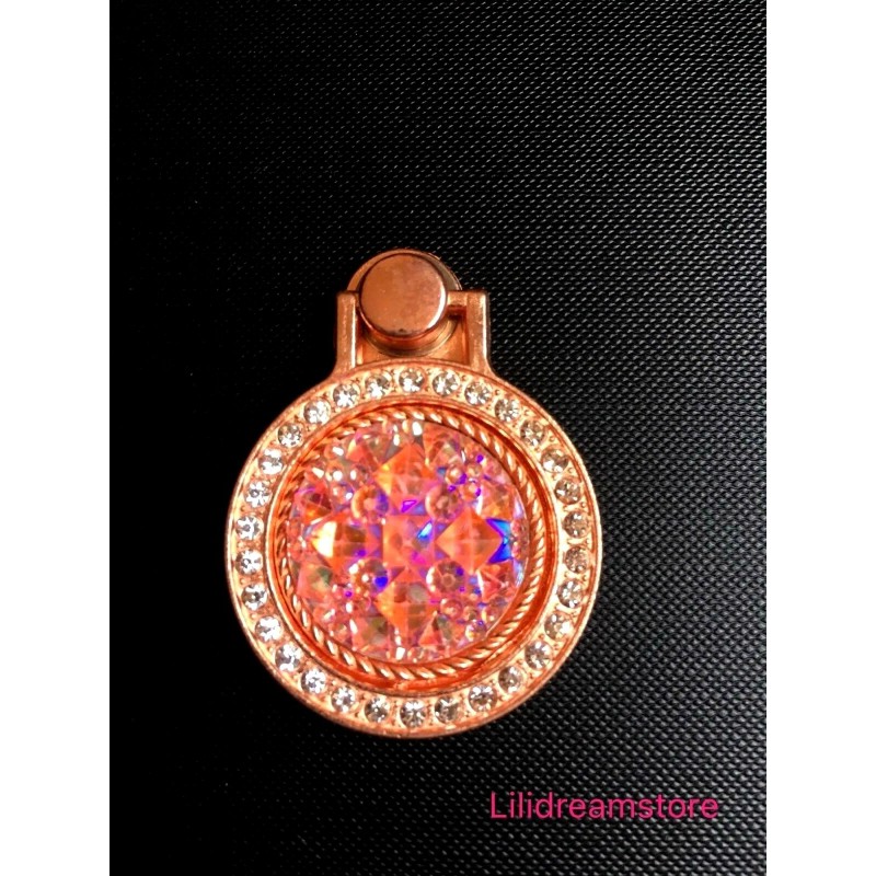 E&L LiliDreamStore 360 Rotating Fashion Crystal Cell Phone Finger Ring