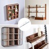 4 PCS Heavy Duty Floating Shelf Brackets - Invisible Wall-Mounted