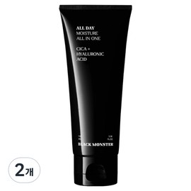 Black Monster All Day Moisturizing All-in-One Lotion, 2, 100ml / 블랙몬스터 올데이 보습 올인원 로션, 2개, 100ml
