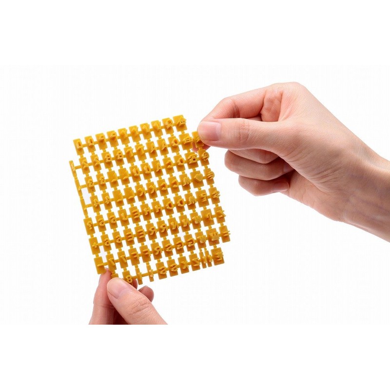 タイガークラウン クッキー型 黄 125×40×200mm ミニミニクッキースタンプI ABS樹脂 抜型 押し型 ケース付 1744