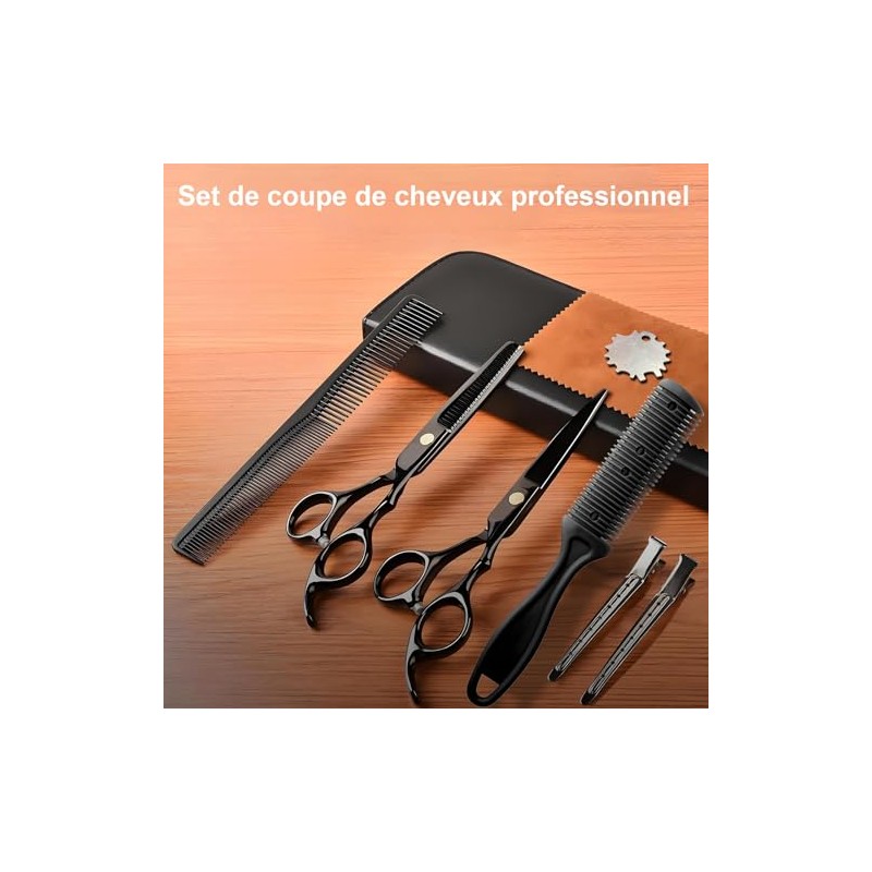 SURFOU Hair Scissors Set 6.7 Inch Hairdressing Scissors Professional Hair