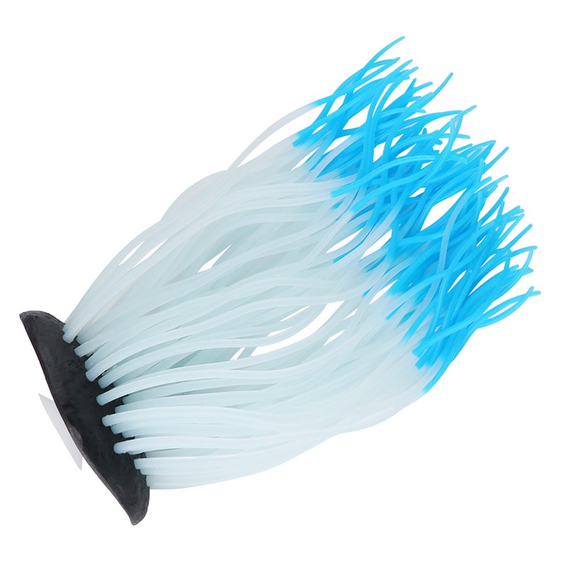 Simulation Artificial Silicone Sea Anemone Coral Ornament for Aquarium Fish