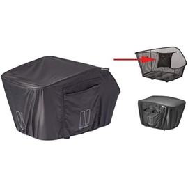 Basil - Keep Dry L Rain Cover, Waterproof, Grey, Rattan, 40 x 30 x 35 cm