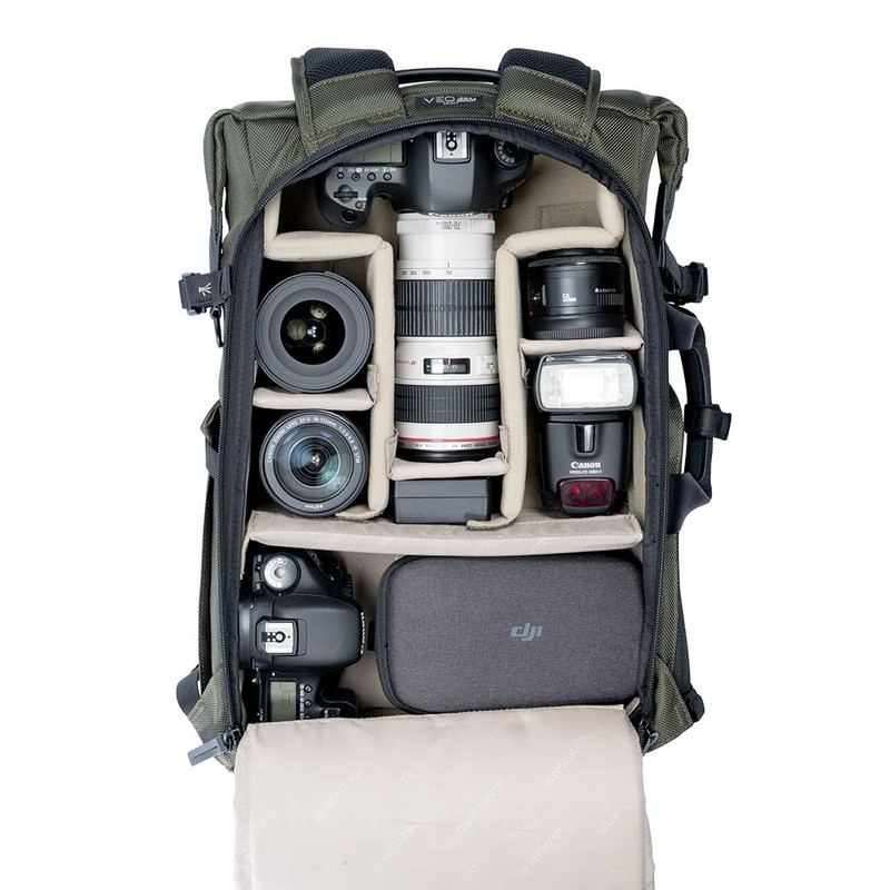 Vanguard VEO SELECT45M GR Backpack/Shoulder Bag for DSLR Camera, Video