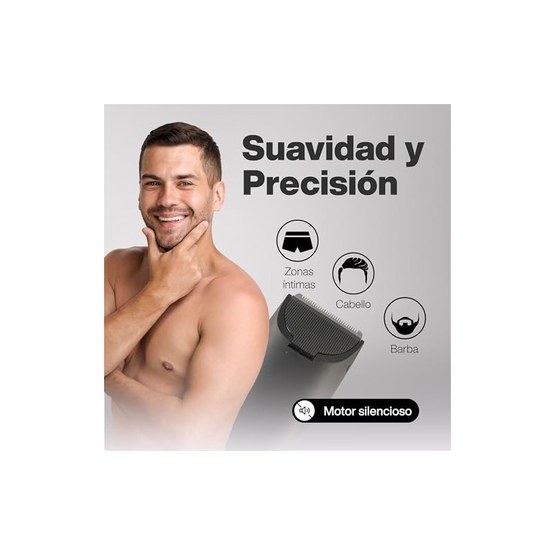 ZOMA | Rasuradora Eléctrica Hombre Corporal Íntima - Negro