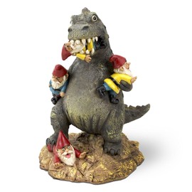 BigMouth Inc The Great Garden Gnome Massacre, Hilarious Lawn Gnome Godzilla, 9 Inches Tall