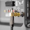 deleyCON Satellite Aerial Adaptor Coaxial Cable to TV Plug Adapter
