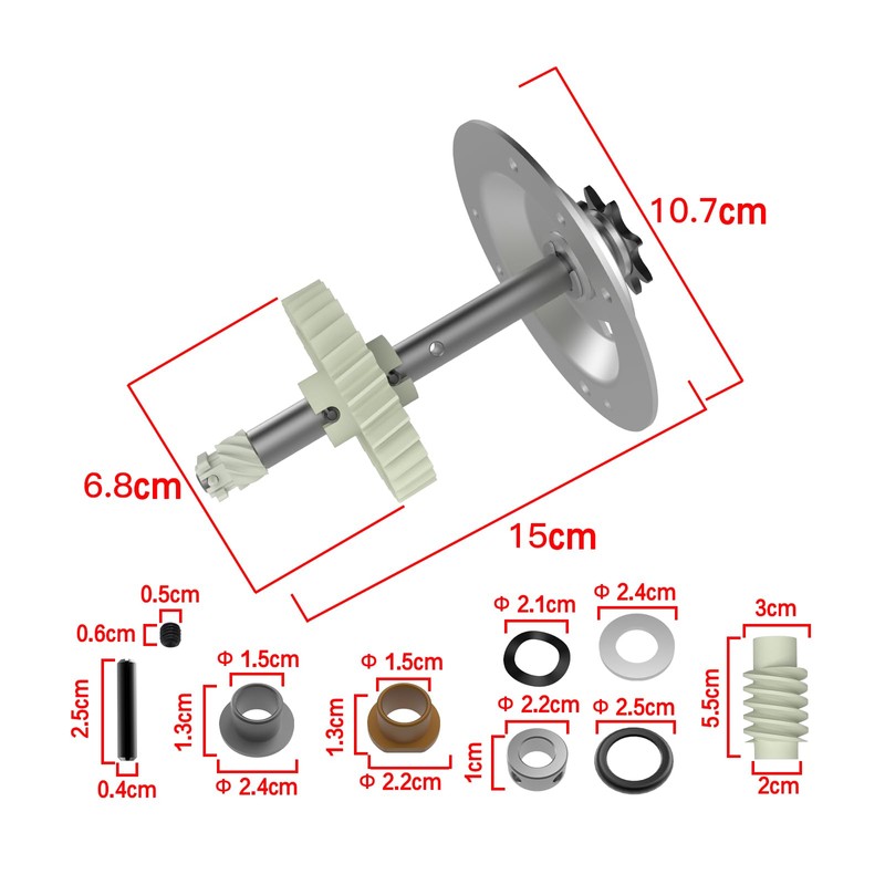 X X-HOUSE Gear and Sprocket Kit for Liftmaster 41c4220a,Garage Door