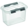 Sunware Q-Line Storage Box 0.8 Litre Transparent Colour