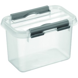 Sunware Q-Line Storage Box 0.8 Litre Transparent Colour