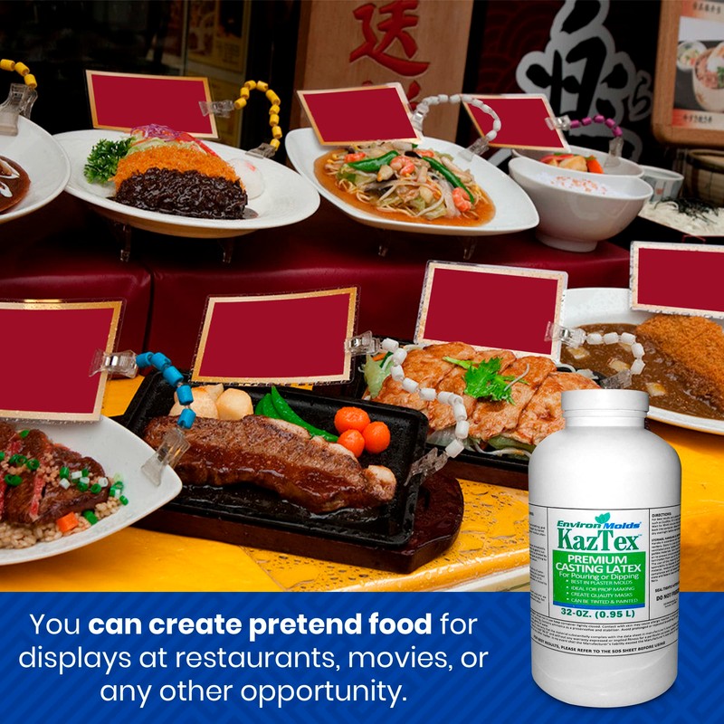 Premium KazTex Latex Casting Rubber 1 Gallon - for Mask