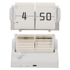 Automatic Flip Calendar Clock, Retro Mechanical Digital Desk Alarm Clock,