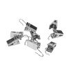 JOIKIT 100 PCS Curtain Clips with Hook, Silver Metal Curtain
