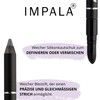IMPALA | Wasserdichter Jumbo-Eyeliner mit Silikon, Matt Dunkelgrauer Farbton Nº