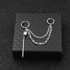 BTS style earrings j-hope model chain earrings fake earrings popular