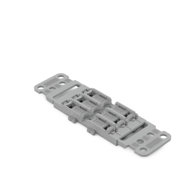 WAGO 3 Port 221-2503 221-2503 Strain Relief Mounting Adapter for