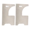2 PCS Firefighter Door Opener Tool 0.7mm Thick Multifunctional Stainless
