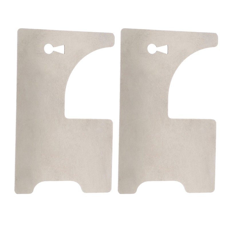2 PCS Firefighter Door Opener Tool 0.7mm Thick Multifunctional Stainless