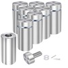 Osring 1 x 2-2/5 Inch Sign Standoff Screws Hardware, Stainless
